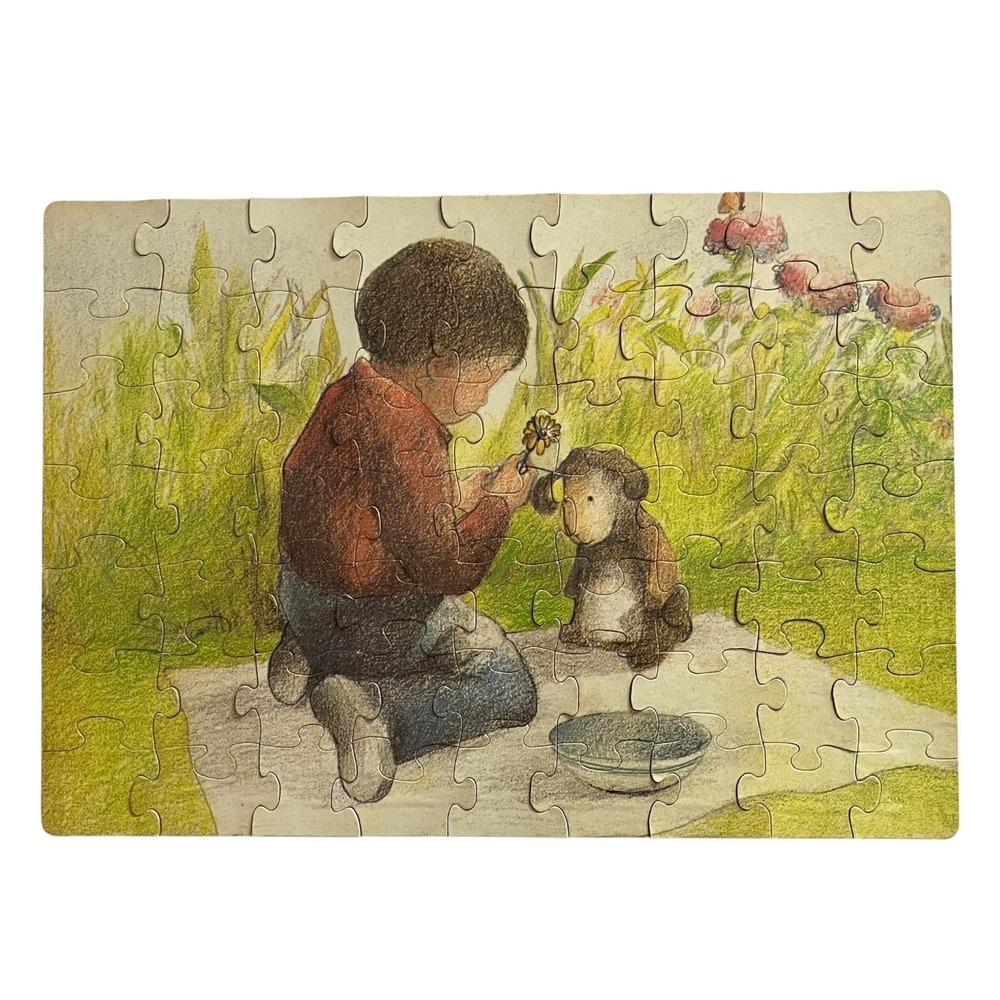 Vintage The Velveteen Rabbit Puzzle – 60 Interlocking Pieces – Random House 1985